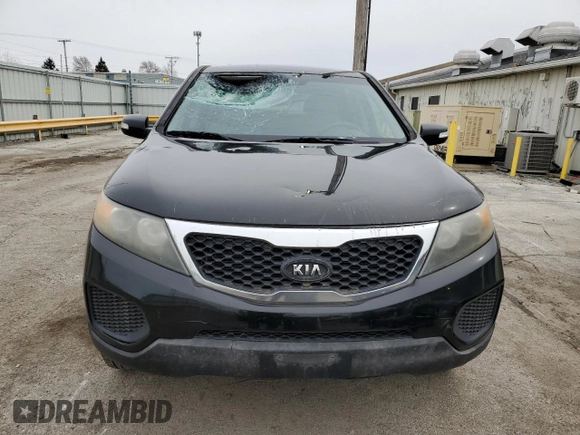 2011 Kia Sorento LX with VIN 5XYKT3A16BG171745, listed as a Copart auction lot 50756205 with 258,116 mi miles and Salvage Title. Bid and sale history available at DreamBid. Image 5.