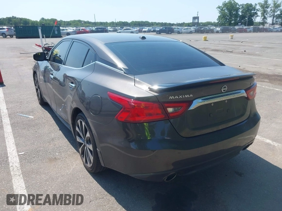 2016 Nissan Maxima SL with VIN 1N4AA6AP5GC403731, listed as a IAAI auction lot 42413007 with 77,503 mi miles and . Bid and sale history available at DreamBid. Image 3.