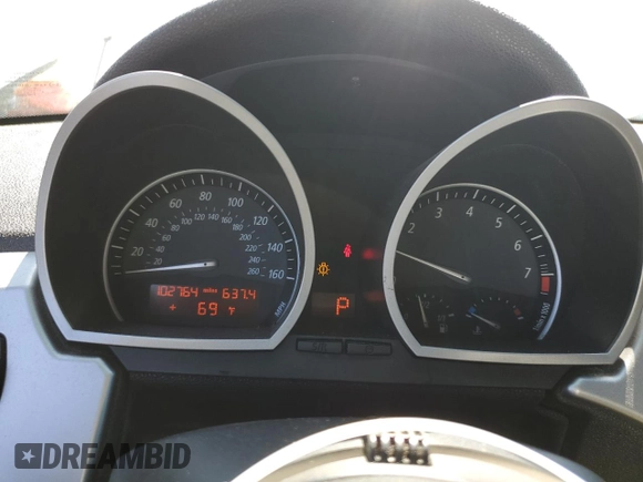 2008 BMW Z4 3.0i with VIN 4USBU33538LW75870, listed as a Copart auction lot 58054445 with 102,764 mi miles and Salvage title. Bid and sale history available at DreamBid. Image 9.