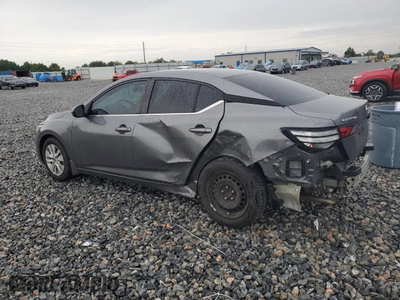 2021 Nissan Sentra S z VIN 3N1AB8BV4MY254590, wystawiony jako Copart lot #59294325 z przebiegiem 76 100 mil mil oraz Szkoda całkowita • Salvage title. Historia ofert i sprzedaży dostępna na DreamBid. Obrazek 2.