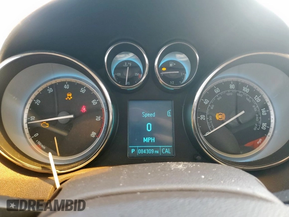 2012 Buick Verano Group with VIN 1G4PS5SK1C4203797, listed as a Copart auction lot 60892285 with 84,309 mi miles and Salvage title. Bid and sale history available at DreamBid. Image 9.