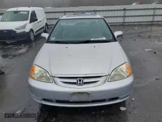 2001 Honda Civic EX with VIN 1HGEM21921L117826, listed as a Copart auction lot 43539745 with 146,427 mi miles and Clean Title. Bid and sale history available at carsss.com. Image 5.