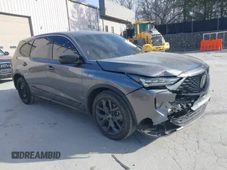 2022 Acura MDX w/A-Spec Package with VIN 5J8YE1H05NL029631, listed as a IAAI auction lot 41270713 with 50,239 mi miles. Bid and sale history available at carsss.com. Image 1.