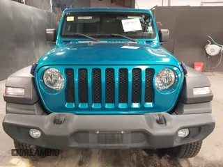 2020 Jeep Wrangler Unlimited Sport S z VIN 1C4HJXDN9LW194222, wystawiony jako IAAI lot #42079625 z przebiegiem 78 437 mil mil oraz . Historia ofert i sprzedaży dostępna na DreamBid. Obrazek 12.