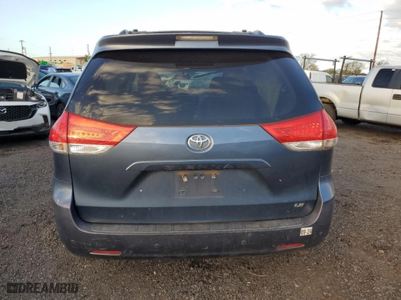 2014 Toyota Sienna LE AAS with VIN 5TDKK3DCXES434519, listed as a Copart auction lot 44997485 with 161,476 mi miles and Salvage Title. Bid and sale history available at carsss.com. Image 6.
