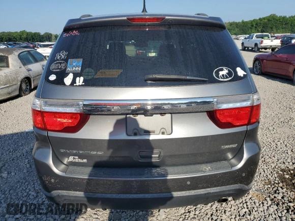 2013 Dodge Durango Crew with VIN 1C4RDHDG3DC596985, listed as a Copart auction lot 62218015 with 296,266 mi miles and Salvage title. Bid and sale history available at DreamBid. Image 6.