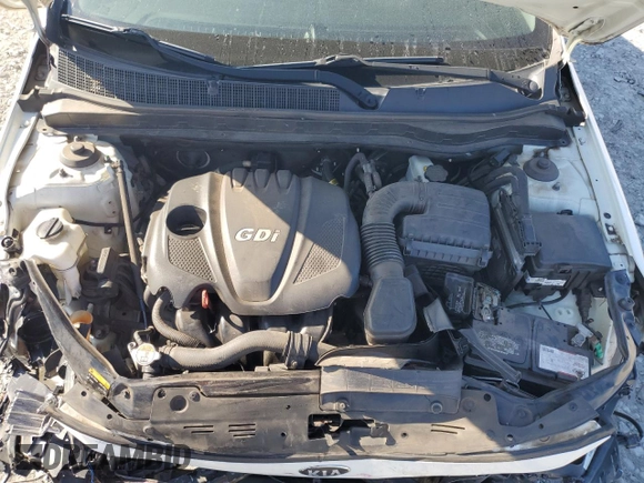 2015 Kia Optima LX with VIN KNAGM4A77F5540430, listed as a Copart auction lot 48704455 with 224,491 mi miles and Salvage Title. Bid and sale history available at carsss.com. Image 12.