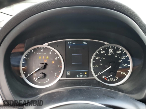 2019 Nissan Sentra SV with VIN 3N1AB7AP2KY335582, listed as a Copart auction lot 43028745 with 67,354 mi miles and Salvage Title. Bid and sale history available at carsss.com. Image 9.