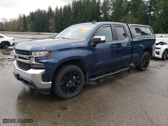 2019 Chevrolet Silverado 1500 LT with VIN 1GCRYDEK5KZ421440, listed as a Copart auction lot 86012844 with 98,164 mi miles and Salvage Title. Bid and sale history available at carsss.com. Image 1.