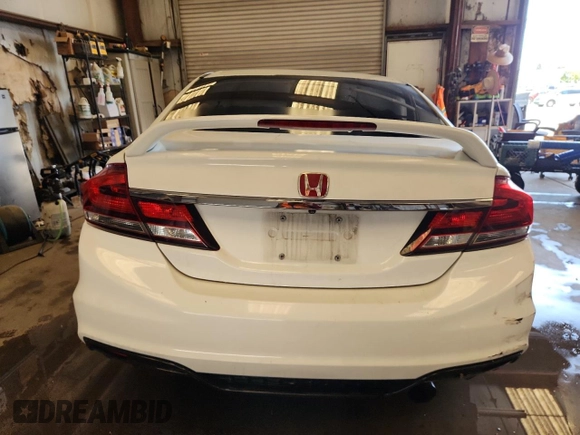 2014 Honda Civic Si with VIN 2HGFB6E59EH703287, listed as a Copart auction lot 57874665 with Not provided miles and Clean title. Bid and sale history available at DreamBid. Image 6.