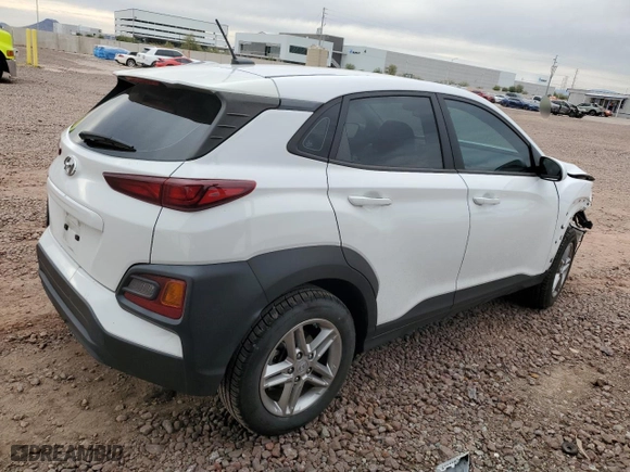 2021 Hyundai Kona SE with VIN KM8K12AA9MU712655, listed as a Copart auction lot 49634095 with 32,185 mi miles and Salvage Title. Bid and sale history available at carsss.com. Image 3.