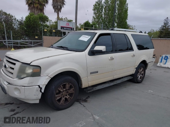 2007 Ford Expedition EL Limited with VIN 1FMFK19557LA45254, listed as a IAAI auction lot 42090464 with 214,144 mi miles. Bid and sale history available at carsss.com. Image 6.