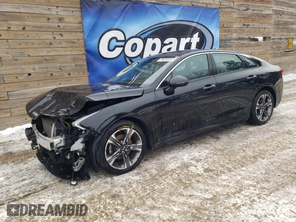 2021 Kia K5 EX with VIN 5XXG34J28MG009630, listed as a Copart auction lot 45202855 with 64,587 mi miles and Clean Title. Bid and sale history available at carsss.com. Image 1.