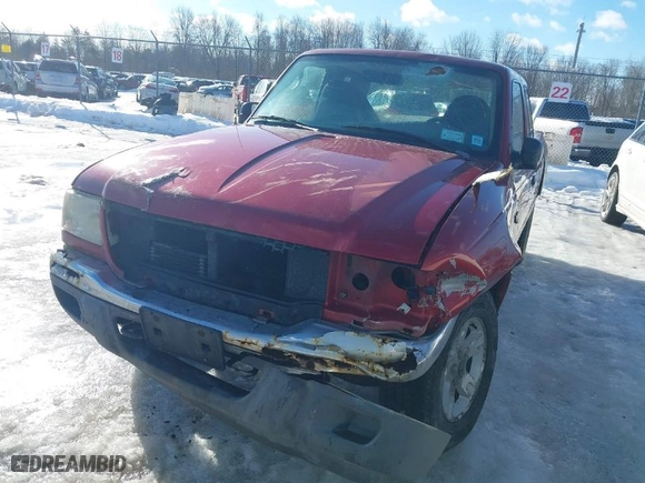 2003 Ford Ranger XL Fleet with VIN 1FTZR15E83TA48100, listed as a IAAI auction lot 41654484 with 96,820 mi miles. Bid and sale history available at carsss.com. Image 6.