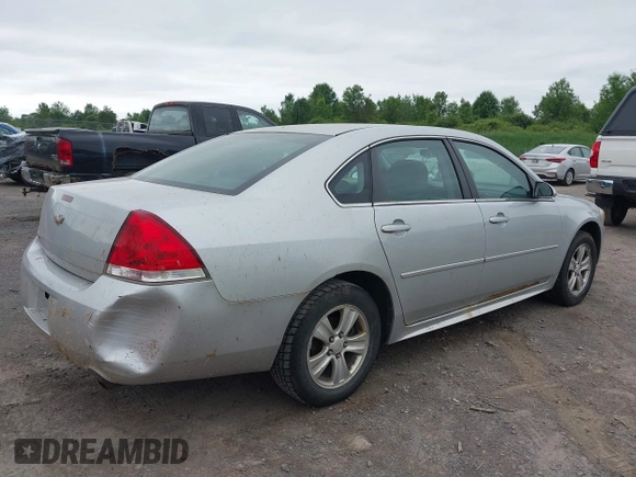 2012 Chevrolet Impala LS Fleet with VIN 2G1WF5E35C1174950, listed as a IAAI auction lot 42511790 with 144,097 mi miles and . Bid and sale history available at DreamBid. Image 4.