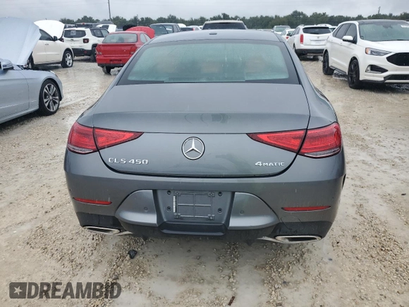 2022 Mercedes-Benz CLS with VIN W1K2J5KB2NA103977, listed as a Copart auction lot 74358614 with 0 mi miles and Non Repairable. Bid and sale history available at carsss.com. Image 6.