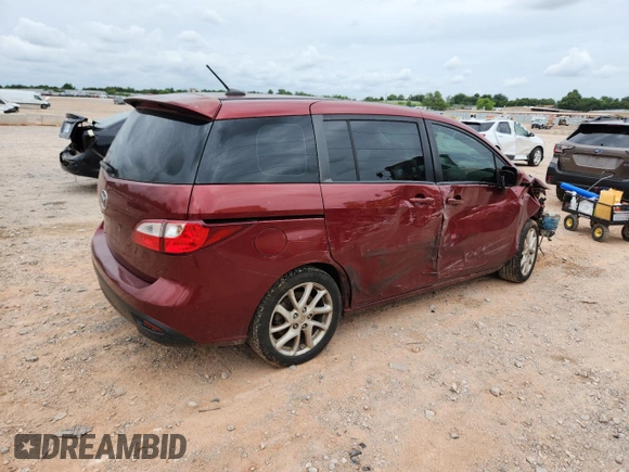 2012 Mazda 5 Grand Touring with VIN JM1CW2DL1C0143460, listed as a Copart auction lot 63488595 with 172,710 mi miles and Non repairable. Bid and sale history available at DreamBid. Image 3.