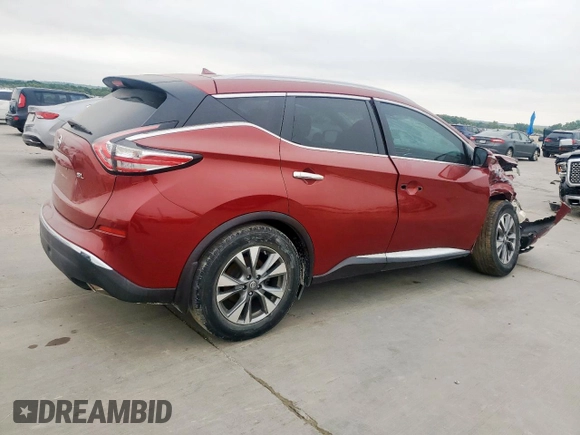2015 Nissan Murano Platinum z VIN 5N1AZ2MG5FN277098, wystawiony jako Copart lot #59943075 z przebiegiem 112 240 mil mil oraz Szkoda całkowita • Salvage title. Historia ofert i sprzedaży dostępna na DreamBid. Obrazek 3.