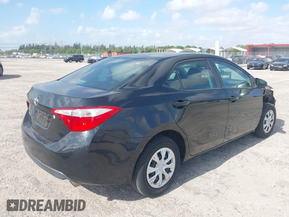 2016 Toyota Corolla L with VIN 2T1BURHE9GC637566, listed as a IAAI auction lot 42106364 with 124,507 mi miles and . Bid and sale history available at DreamBid. Image 4.
