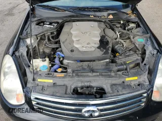 2006 Infiniti G35 z VIN JNKCV51F96M612907, wystawiony jako Copart lot #60003065 z przebiegiem 163 920 mil mil oraz Czysty tytuł • Clean title. Historia ofert i sprzedaży dostępna na DreamBid. Obrazek 11.