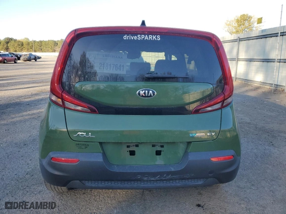 2021 Kia Soul EX with VIN KNDJ33AU2M7136450, listed as a Copart auction lot 49858515 with 80,816 mi miles and Salvage Title. Bid and sale history available at carsss.com. Image 6.