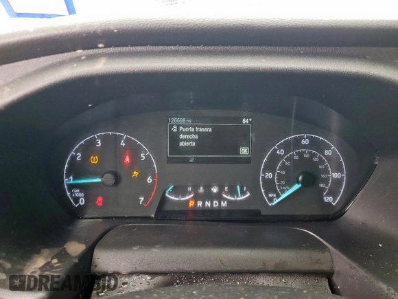 2023 Ford Transit with VIN 1FTYE1CGXPKA13081, listed as a Copart auction lot 55583935 with 126,698 mi miles and Salvage title. Bid and sale history available at DreamBid. Image 9.
