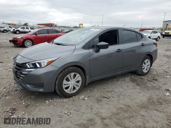2024 Nissan Versa S with VIN 3N1CN8DV3RL902986, listed as a Copart auction lot 53788045 with 2,333 mi miles and Salvage title. Bid and sale history available at DreamBid. Image 1.