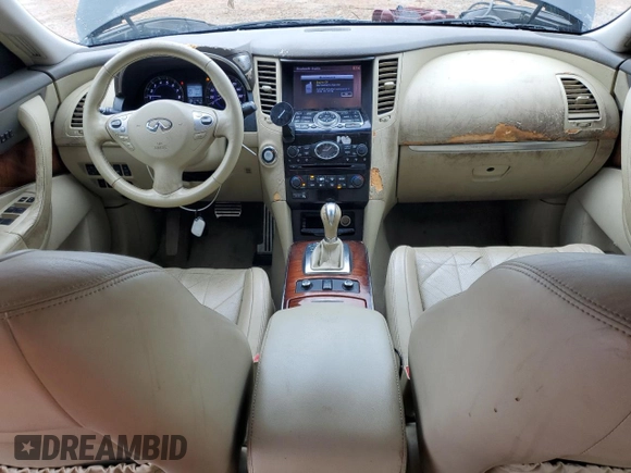 2012 Infiniti FX with VIN JN8AS1MW2CM152348, listed as a Copart auction lot 54661095 with 190,772 mi miles and Salvage title. Bid and sale history available at DreamBid. Image 8.