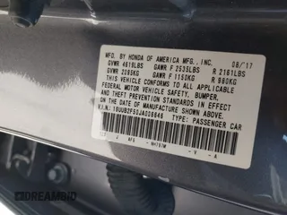 2018 Acura TLX Technology z VIN 19UUB2F50JA006646, wystawiony jako IAAI lot #42323007 z przebiegiem 80 884 mil mil oraz . Historia ofert i sprzedaży dostępna na DreamBid. Obrazek 9.