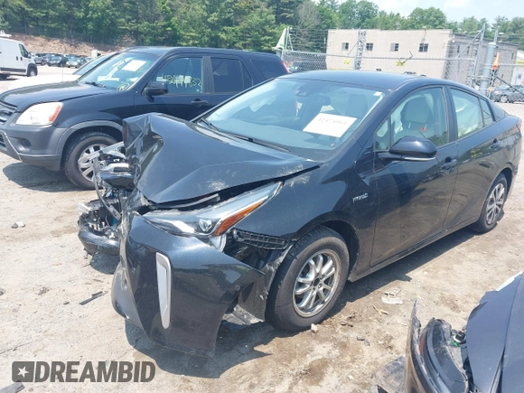 2020 Toyota Prius LE with VIN JTDL9RFU2L3019122, listed as a IAAI auction lot 42474961 with 52,248 mi miles and . Bid and sale history available at DreamBid. Image 2.
