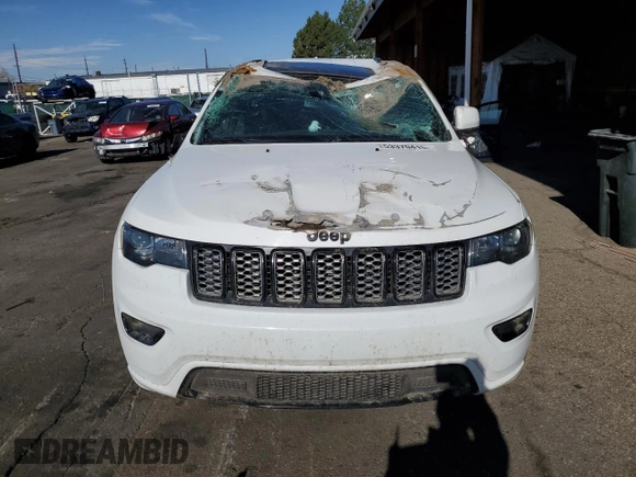 2018 Jeep Grand Cherokee Altitude with VIN 1C4RJFAG7JC257112, listed as a Copart auction lot 53370415 with 124,154 mi miles and Salvage title. Bid and sale history available at DreamBid. Image 5.