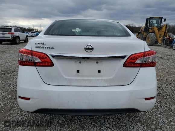 2015 Nissan Sentra S with VIN 3N1AB7AP5FY280728, listed as a Copart auction lot 47816905 with 136,301 mi miles and Salvage Title. Bid and sale history available at carsss.com. Image 6.