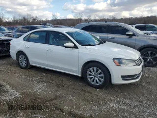 2012 Volkswagen Passat S with VIN 1VWAP7A36CC016432, listed as a Copart auction lot 82364874 with Not provided miles and Salvage title. Bid and sale history available at DreamBid. Image 4.