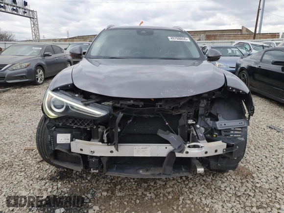 2018 Alfa Romeo Stelvio Ti with VIN ZASFAKBN0J7B76011, listed as a Copart auction lot 49768855 with 67,405 mi miles and Salvage Title. Bid and sale history available at carsss.com. Image 5.