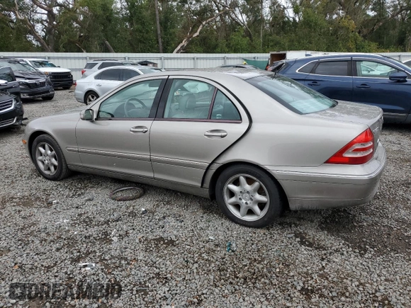 2003 Mercedes-Benz C 320 with VIN WDBRF64J93F369399, listed as a Copart auction lot 79799204 with Not Provided miles and Salvage Title. Bid and sale history available at DreamBid. Image 2.