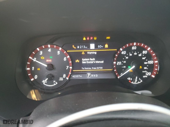2022 Nissan Frontier PRO-X with VIN 1N6ED1EJ3NN612721, listed as a Copart auction lot 41618295 with 42,337 mi miles and Salvage Title. Bid and sale history available at carsss.com. Image 9.