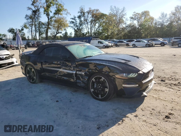 2019 Ford Mustang GT Premium with VIN 1FATP8FFXK5162572, listed as a Copart auction lot 49687415 with 41,378 mi miles and Non Repairable. Bid and sale history available at carsss.com. Image 4.