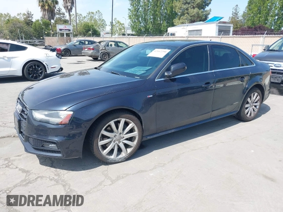 2014 Audi A4 Premium with VIN WAUBFAFL4EA083512, listed as a IAAI auction lot 42162290 with 192,786 mi miles. Bid and sale history available at carsss.com. Image 17.