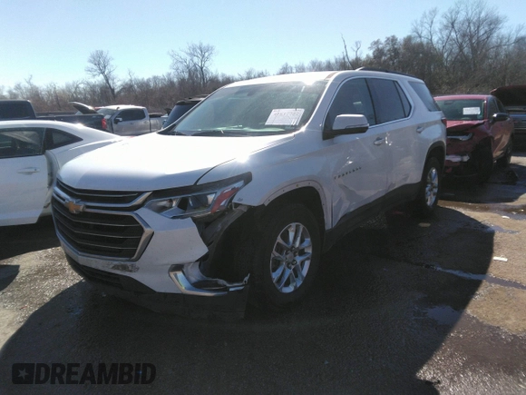 2020 Chevrolet Traverse LT Cloth with VIN 1GNERGKWXLJ112767, listed as a IAAI auction lot 41617752 with 195,043 mi miles. Bid and sale history available at carsss.com. Image 17.