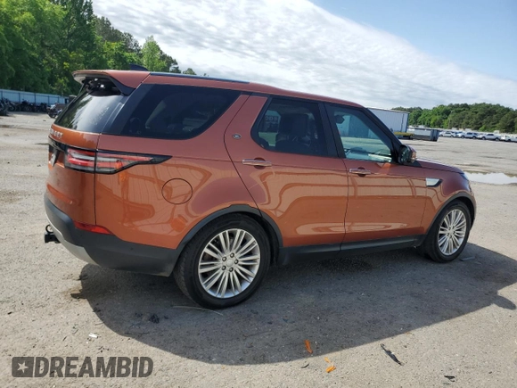 2017 Land Rover Discovery HSE Luxury with VIN SALRHBBK4HA000351, listed as a Copart auction lot 53919435 with 134,138 mi miles and Clean Title. Bid and sale history available at DreamBid. Image 3.