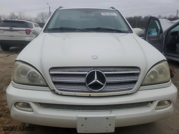 2005 Mercedes-Benz M-Class 3.7L with VIN 4JGAB57E35A557978, listed as a Copart auction lot 44210615 with 176,598 mi miles and Salvage Title. Bid and sale history available at carsss.com. Image 5.