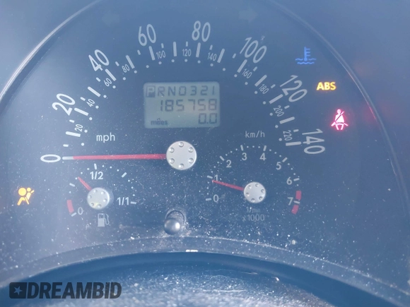 2000 Volkswagen Beetle GLS с VIN 3VWCC21C1YM445314, выставлен на аукционе IAAI как лот 42396409 с пробегом 185 758 миль миль и . История ставок и продаж доступна на DreamBid. Изображение 7.