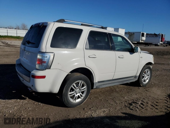 2009 Mercury Mariner Premier with VIN 4M2CU87G89KJ08848, listed as a Copart auction lot 43400835 with 179,088 mi miles and Salvage title. Bid and sale history available at DreamBid. Image 3.
