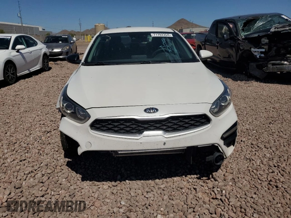2021 Kia Forte FE with VIN 3KPF24AD7ME306946, listed as a Copart auction lot 71702354 with 23,156 mi miles and Salvage title. Bid and sale history available at DreamBid. Image 5.