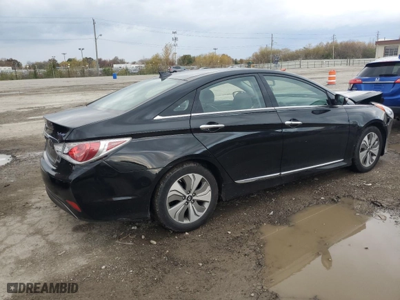 2014 Hyundai Sonata Hybrid with VIN KMHEC4A45EA106673, listed as a Copart auction lot 79225234 with 95,249 mi miles and Salvage Title. Bid and sale history available at carsss.com. Image 3.