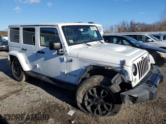 2018 Jeep Wrangler JK Unlimited Sahara with VIN 1C4BJWEG9JL863359, listed as a Copart auction lot 82865114 with 42,607 mi miles and Salvage Title. Bid and sale history available at carsss.com. Image 4.