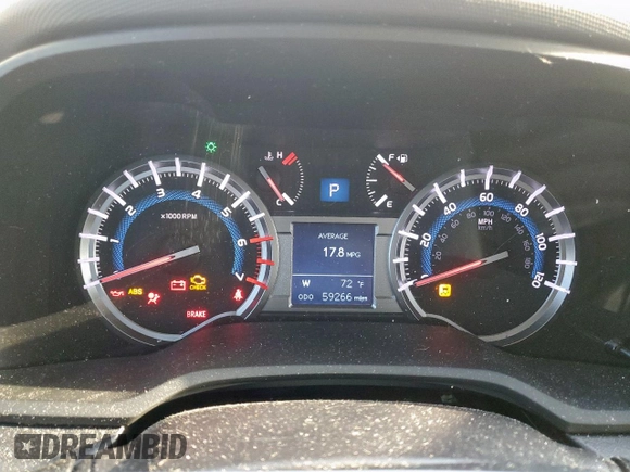 2018 Toyota 4Runner SR5 с VIN JTEZU5JR6J5179456, выставлен на аукционе Copart как лот 53583595 с пробегом 59 266 миль миль и Списание • Salvage title. История ставок и продаж доступна на DreamBid. Изображение 9.