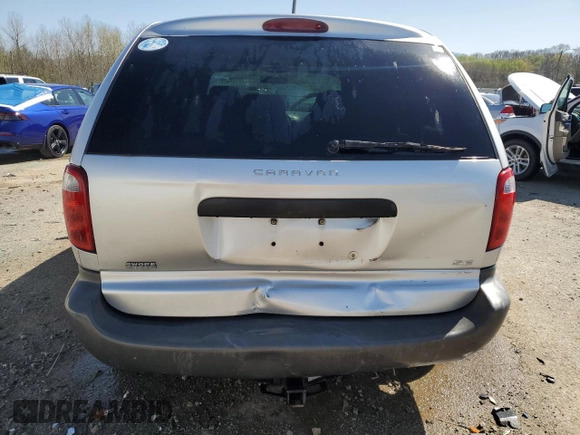 2001 Dodge Caravan SE with VIN 1B4GP25341B160300, listed as a Copart auction lot 52192885 with 107,518 mi miles and Non Repairable. Bid and sale history available at carsss.com. Image 6.