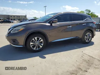 2018 Nissan Murano S z VIN 5N1AZ2MG8JN149656, wystawiony jako Copart lot #54103135 z przebiegiem 49 463 mil mil oraz Czysty tytuł • Clean title. Historia ofert i sprzedaży dostępna na DreamBid. Obrazek 1.