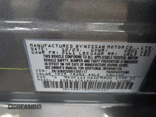 2024 Nissan Sentra SV with VIN 3N1AB8CV8RY266117, listed as a IAAI auction lot 42796449 with 24,547 mi miles and . Bid and sale history available at DreamBid. Image 33.